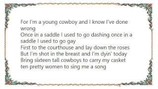 Jim Reeves  The Streets of Laredo Lyrics [upl. by Ahiel]