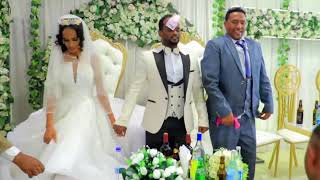 ኣቶ ነጋሲ ኣብርሃ ምስ ወት ሸዊት ተስፋይ 04082024 in Addis abeba Wedding Negasi amp Shewit [upl. by Gordan]