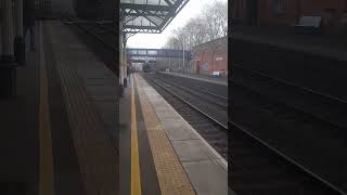 RARE UNACOMPANIED STEAM LOCO Black 5 5MT No 45212 Passing Melton Mowbray Station With MEGA WHISTLE [upl. by Iru]