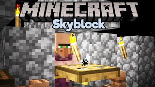 Curing Zombie Villagers ▫ Minecraft 115 Skyblock Tutorial Lets Play Part 8 [upl. by Stutman365]