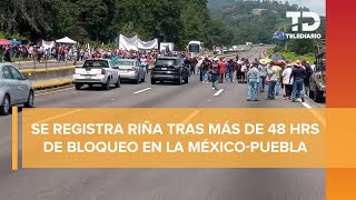 ¿Cuánto tiempo lleva el bloqueo de la autopista MéxicoPuebla [upl. by Corbett10]