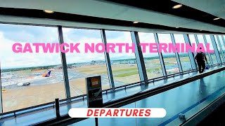 London Gatwick North Terminal Departures  September 2024 [upl. by Jueta588]