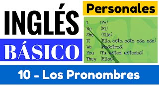 Pronombres personales objetivos y reflexivos en Ingles ejemplos quotYes en Inglés 1quot Video 10 [upl. by Arolf]