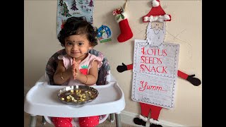 Lotus seeds snacks for babies and kids  Phool makhana snack for babies and kids [upl. by Tecil]