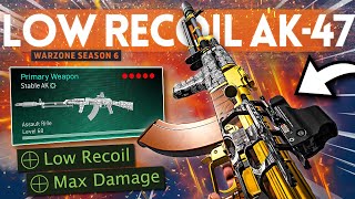 This UPDATED LOW RECOIL AK47 Class Setup in Warzone just MELTS enemies [upl. by Cart938]