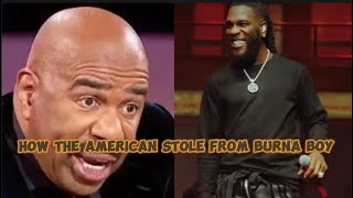 Burna Boy didnt steal from American music Steve Harvey [upl. by Lichtenfeld732]