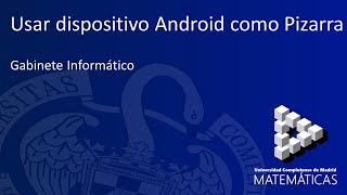 Usar dispositivo Android como pizarra digital [upl. by Harutak]