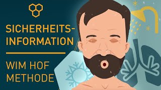 Wim Hof Methode  Sicherheitsinformation [upl. by Llegna]