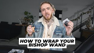 How To Wrap Your Bishop Wand  TattooCoaching by Shine [upl. by Carce]