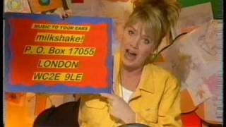 Lucy Alexander  Milkshake Channel 5 January 1998 Part1 [upl. by Ynitsed]