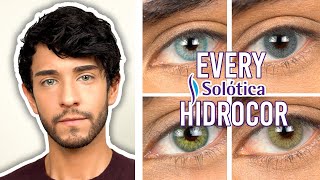 All SOLOTICA Hidrocor Contact Lenses Best Colored Lenses of 2023 [upl. by Yerak]