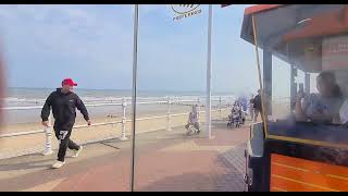 bridlington land train ride and prices and views of beach [upl. by Nivart307]