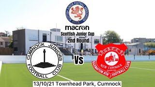 Cumnock Juniors vs Glenafton Athletic 11 53AP  Macron Scottish Junior Cup Round 2  131021 [upl. by Schaffel291]