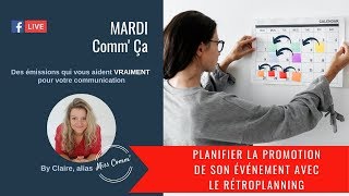 Planifier la promotion de son événement avec le rétroplanning [upl. by Ttenna]