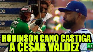 ROBINSON CANO Truena Con El Bate Y Castiga De Licey Y Cesar Valdez En Lidom [upl. by Riha975]