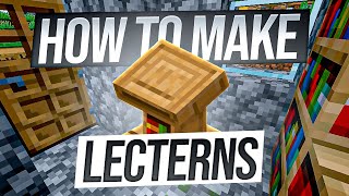 How to Make a Lectern in Minecraft  Scalacube [upl. by Ahsercel]