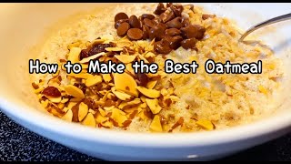 How to Make the Best Oatmeal in the Microwave  Oatmeal in Microwave [upl. by Aikkin919]