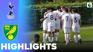 Tottenham vs Norwich City  Highlights  U18 Premier League 07102023 [upl. by Farley]