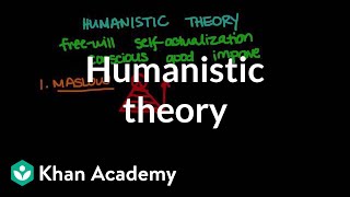 Humanistic theory  Behavior  MCAT  Khan Academy [upl. by Traver]