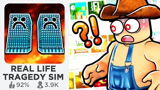 ROBLOX REAL LIFE TRAGEDY SIM UNHINGED [upl. by Meesaw964]