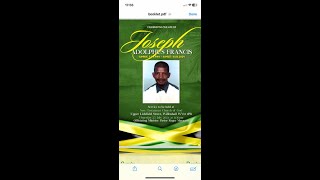 Celebrating the life of Joseph Adolphus Francis [upl. by Allesor442]