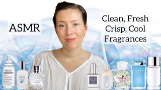 ASMR  Clean Fresh Crisp Cool Perfume Collection  Glass Tapping amp Soft Spoken [upl. by Atiruam]