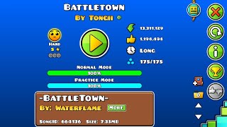 Geometry Dash  Battletown  By Tongii [upl. by Amadeus635]