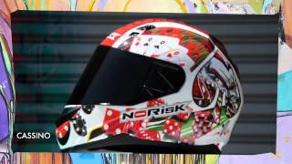 Capacete No Risk391 Modelo Cassino [upl. by Merri]