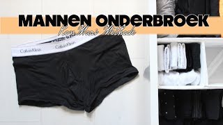 Onderbroek voor mannen vouwen TUTORIAL  Marie Kondo  KonMari methode [upl. by Gargan]