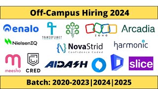 Meesho Cred Zoho Off Campus Drive for 2024 2023 2022 2021 Batch  Latest Hirings jobs hiring [upl. by Prissie566]