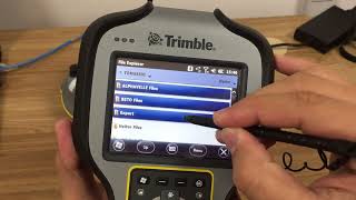 Como Descarregar Coletor Trimble TSC3 via Pendrive [upl. by Yekcir886]