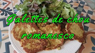 Galettes de chou romanesco Romanesco cabbage pancakes [upl. by Twedy219]