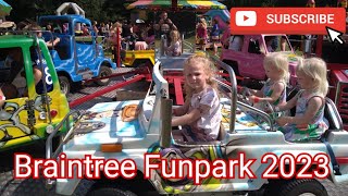 Ellis Amusements Funpark Braintree 2023 [upl. by Atilrahc]