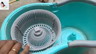 how to repair speen mop  spin mop bucket not spinning  repair Milton spotzero mop bucket shorts [upl. by Yeltihw]