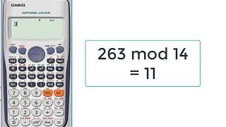 Calculate mod the Remainder using calculator with one step  991ES [upl. by Clywd]