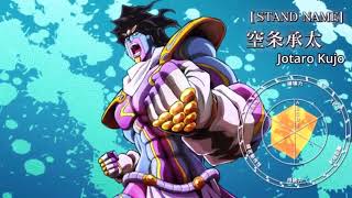 JoJos Bizarre Adventure Every Stand stats Eyecatch Part 3 to Part 5 [upl. by Abas]