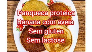 Panqueca PROTEICA aprenda a fazer passo a passo [upl. by Loriner]