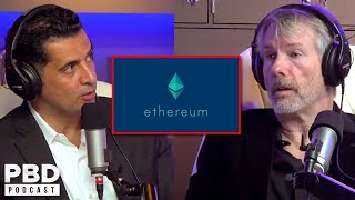 Billionaire Michael Saylor Explains The Difference Between Bitcoin And Ethereum [upl. by Nahseez]