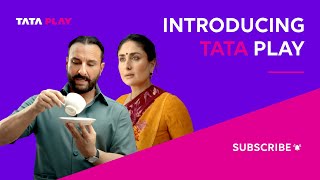 Tata Play  Tata Sky is now Tata Play  Feat Saif amp Kareena  टाटा स्काई अब टाटा प्ले है [upl. by Lalib347]