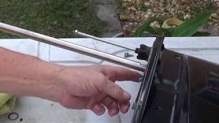 how to replace water pump in 50 hp MERCURY OUTBOARD [upl. by Nothsa]