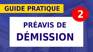 DÉMISSION  LE DÉLAI DE PRÉAVIS 11bis [upl. by Filbert]