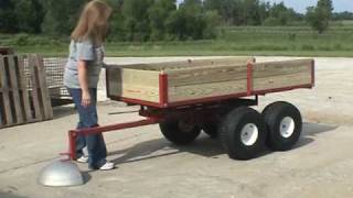 ATV Trailer Heavy Duty 2500 lb capacity by Country Manufacturing Inc [upl. by Ahtiekal]