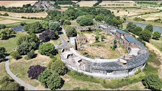 Coalhouse Fort  Look inside  Drone Footage  Free Footage for MOAH Members [upl. by Alliuqaj443]