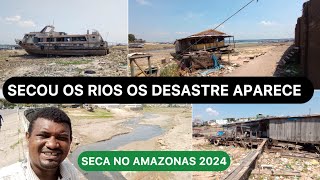 OS PORTOS DE MANAUS A VELOCIDADE DA SECA NOS RIOS DO AMAZONAS E OS DESASTRE AMBIENTAIS  EP4 [upl. by Iline]