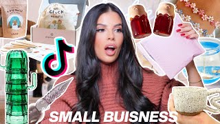 I tried the MOST VIRAL TIKTOK small businesses [upl. by Yrot724]