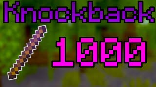 How to get a Knockback 1000 Stick in Minecraft Bedrock 120 [upl. by Ellatsirhc]