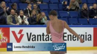 Loena HENDRICKX SP Finlandia Trophy 2016 [upl. by Telrats]