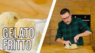 Come fare il gelato fritto  IO FRIGGO TUTTO  Valerio  Cucina Da Uomini [upl. by Inalaek202]