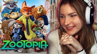 BEST MOVIE EVER Zootopia  First Time Reaction [upl. by Heinrick]