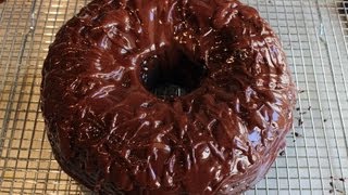 Chocolate Sour Cream Bundt Cake  Easiest Chocolate Cake Recipe Ever [upl. by Philbrook]